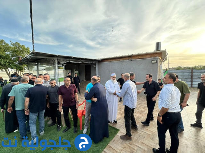 عقد راية الصلح بين أبناء عائلة جابر وأبناء داوود\حسنين